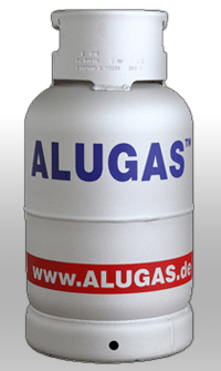 Alugasflasche 11kg mit Kragen Treibfgasflasche